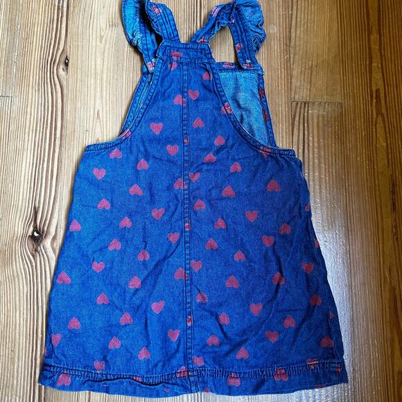 Max Studio heart ruffle jean skirt jumper SIZE 5T - Picture 5 of 5